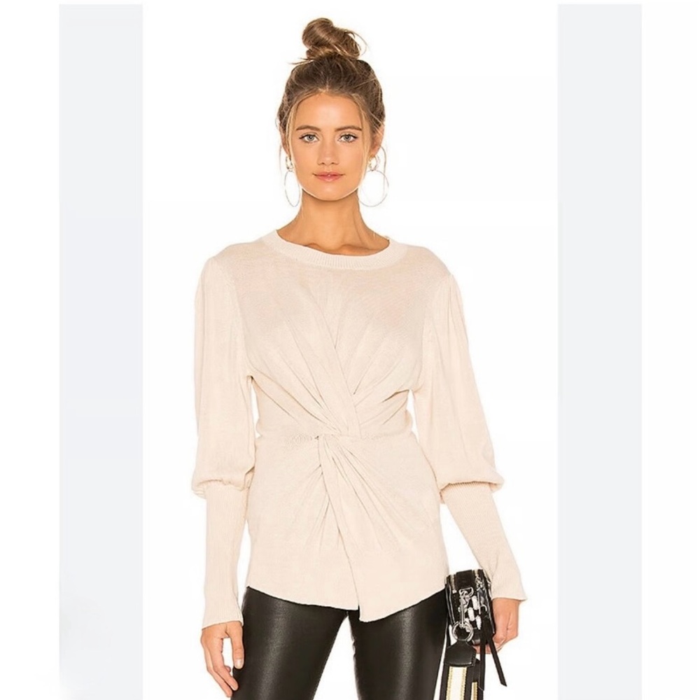 C/MEO Collective What You Get Twist Front Sweater. XXS runs Big Fits like Small.